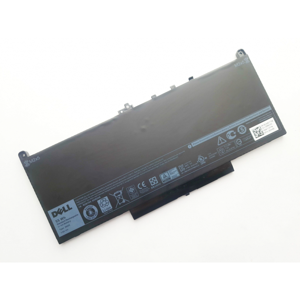 Аккумулятор для ноутбука Dell Latitude E7470 J60J5, 55Wh (6874mAh), 4cell, 7.6V, Li-ion (A47690) изображение 2