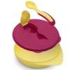 Набір дитячого посуду Baboo тарілочка з кришкою та ложечкою червона (90424) зображення 3