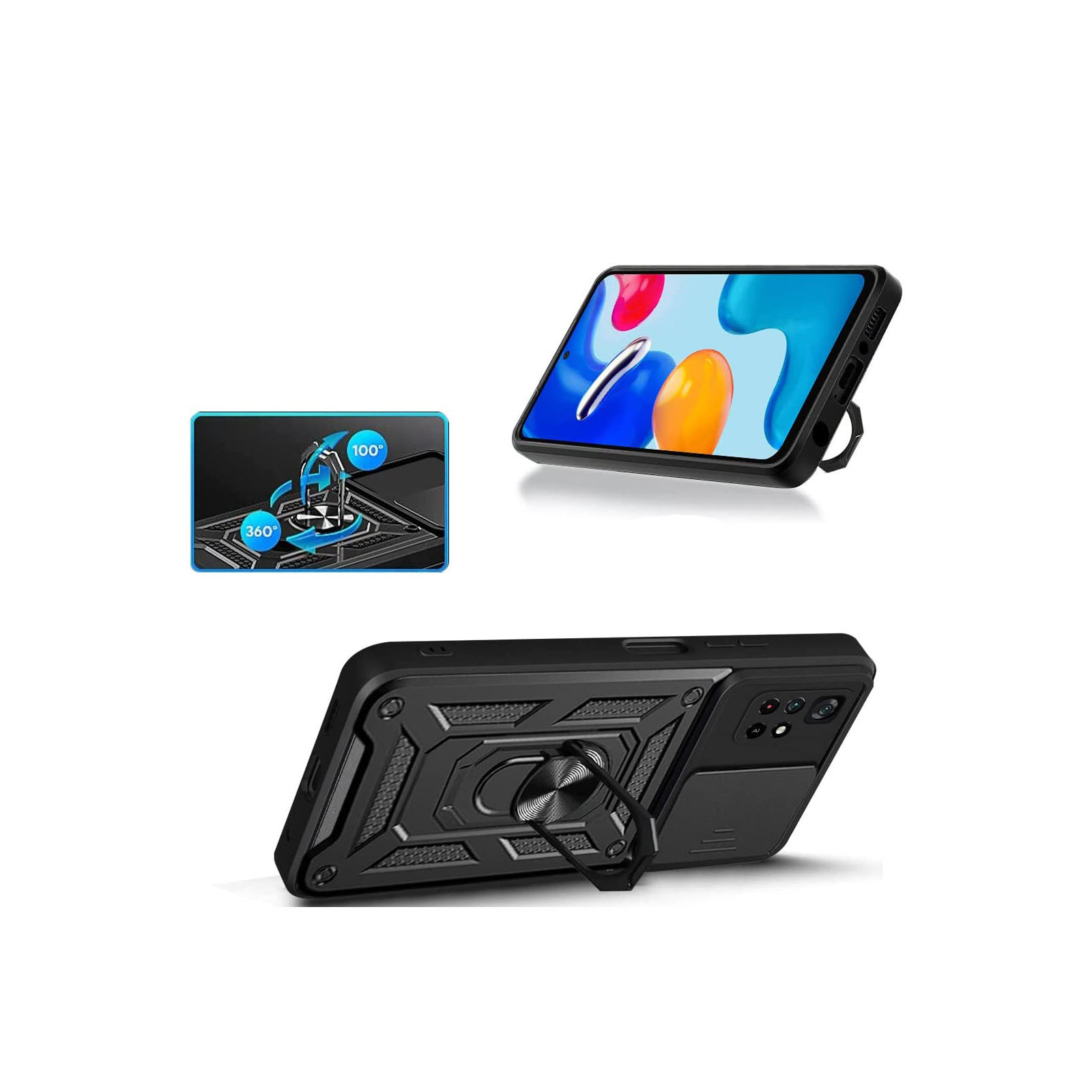 Чехол для мобильного телефона BeCover Poco M4 Pro 5G / Redmi Note 11T 5G Black (707120) изображение 3