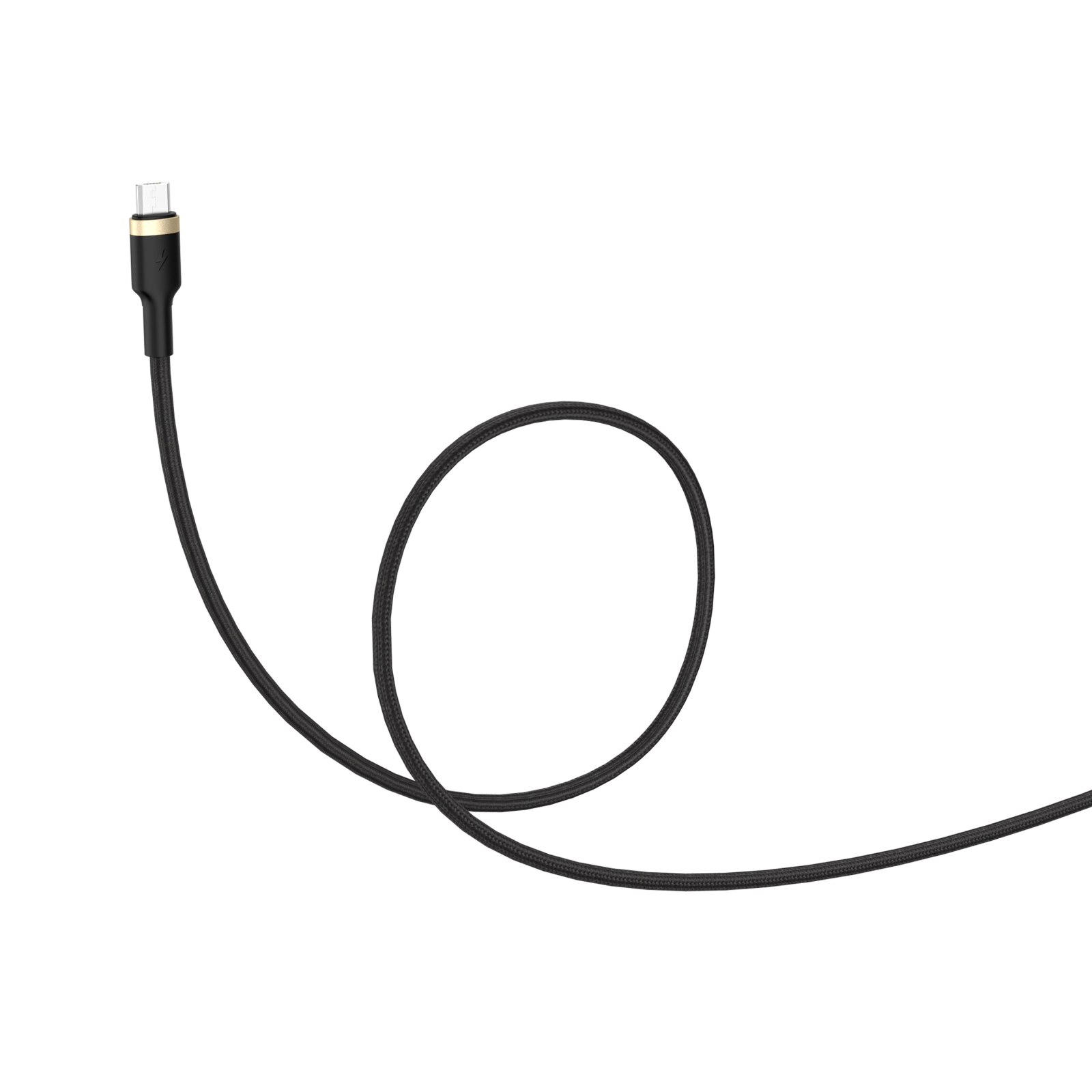 Дата кабель USB 2.0 AM to Micro 5P 1.0m spiral black ColorWay (CW-CBUM051-BK) изображение 2