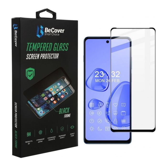 Скло захисне BeCover Motorola Moto G200 Black (707242)