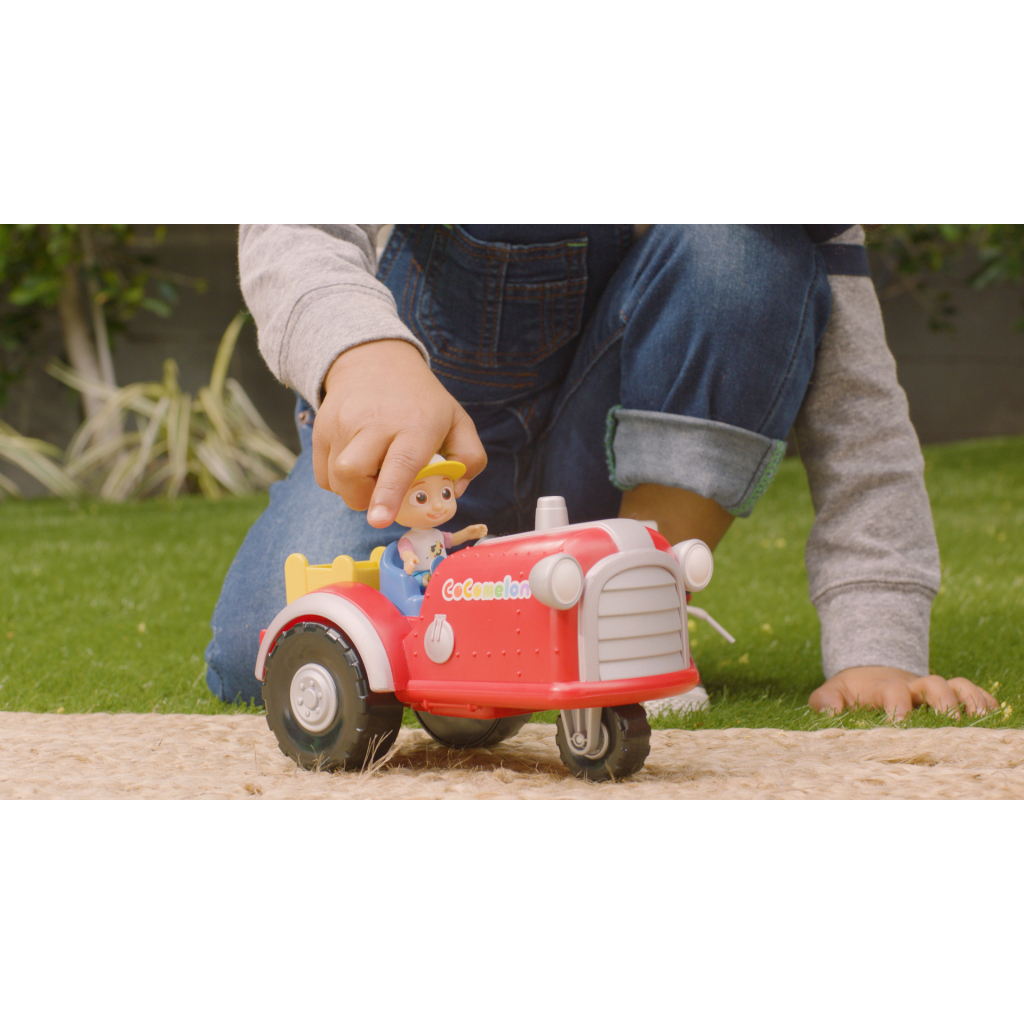 Развивающая игрушка CoComelon Feature Vehicle Трактор со звуком (CMW0038) изображение 4