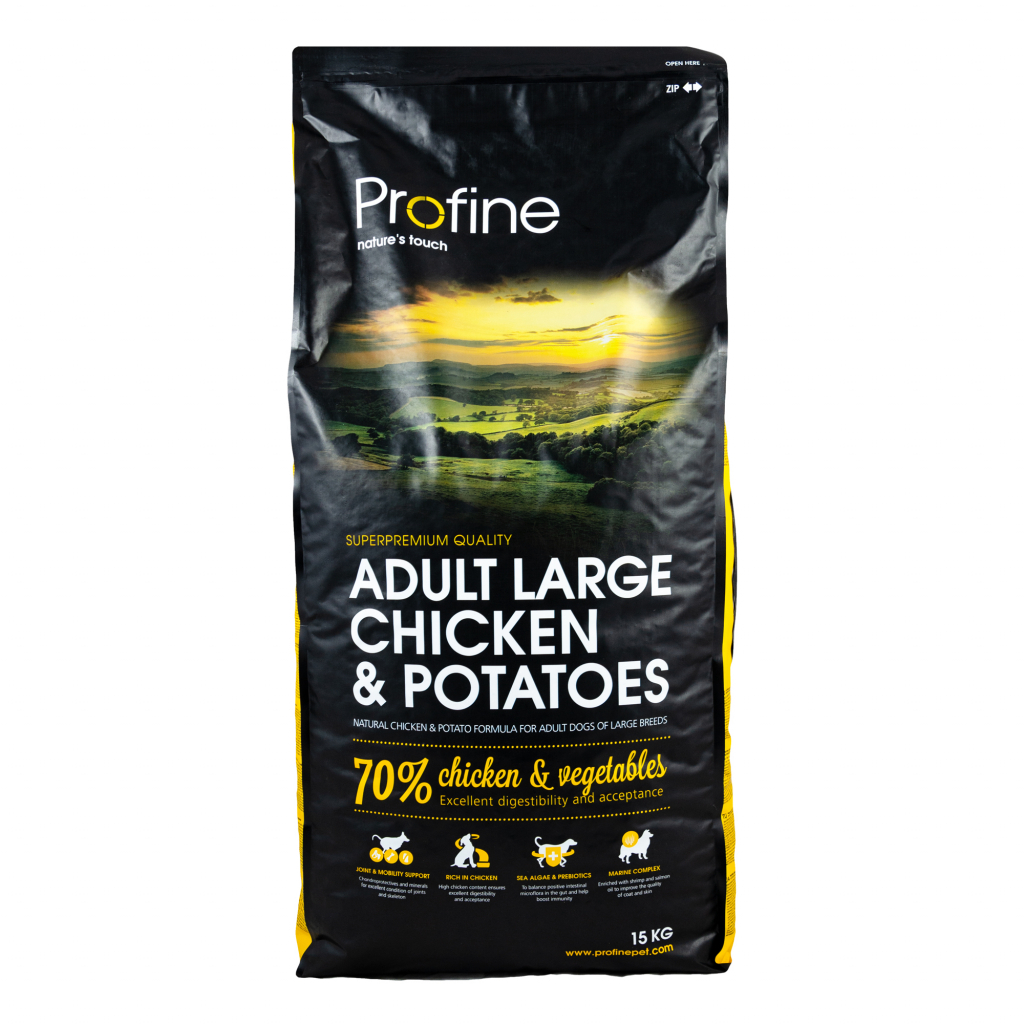 Сухой корм для собак Profine Adult Large Chicken с курицей и картофелем 3 кг (8595602517466) изображение 2