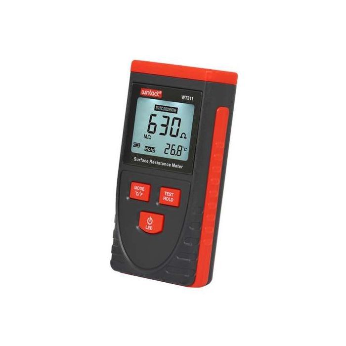 Цифровий мультиметр Wintact тестер опопру поверхні 100Ω ~1000ГΩ (WT311) зображення 2