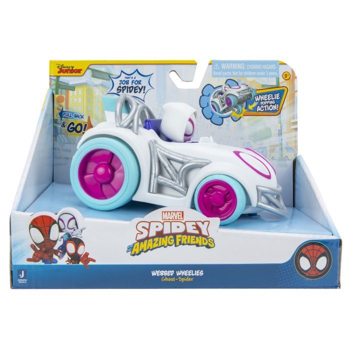 Машина Spidey инерционная Pull Back Vehicle Ghost Spider Призрак-паук (SNF0016) изображение 8