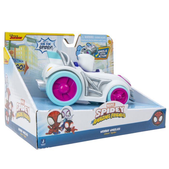 Машина Spidey инерционная Pull Back Vehicle Ghost Spider Призрак-паук (SNF0016) изображение 9