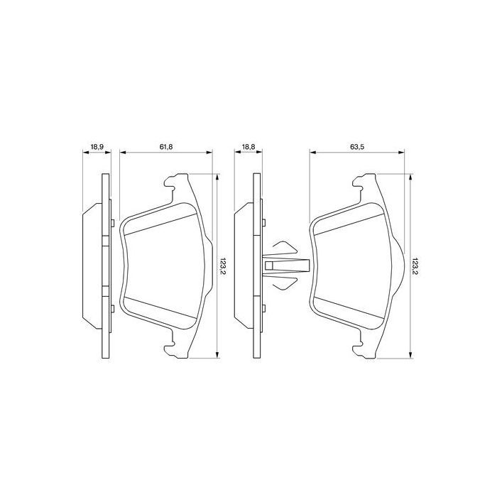 Гальмівні колодки Bosch 0 986 494 102 зображення 5