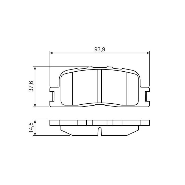 Гальмівні колодки Bosch 0 986 494 359