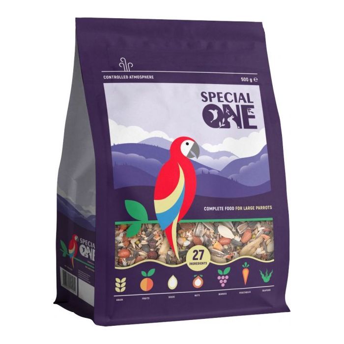 Корм для птиц Special One для крупных попугаев 500 г (4823082421251)