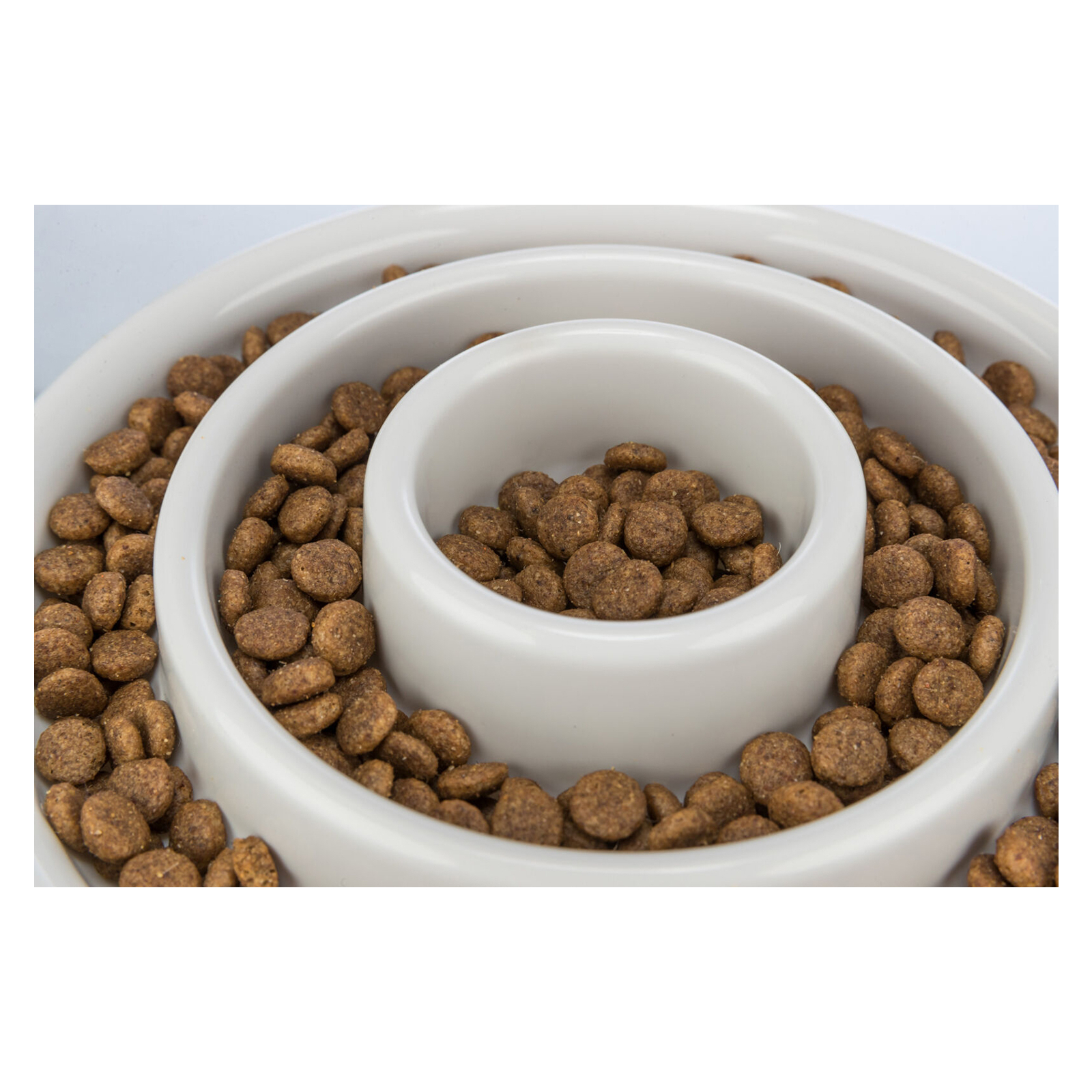 Посуд для собак Trixie Миска пластикова для повільного годування 450 мл/23 см (сіра) (4011905250298) зображення 2