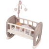 Ігровий набір Smoby Toys Колиска Baby Nurse з мобілем Сіро-біла (220372)