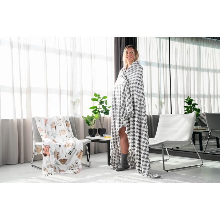 Плед Ardesto Flannel геометрия, 160х200 см (ART0104PB) изображение 4