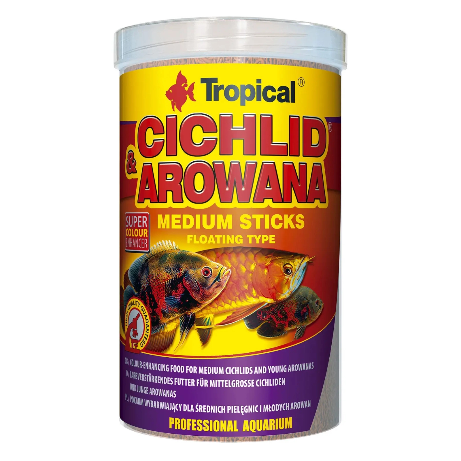 Корм для рыб Tropical Cichlid&Arowana Medium Sticks в палочках 10 л (5900469635292)