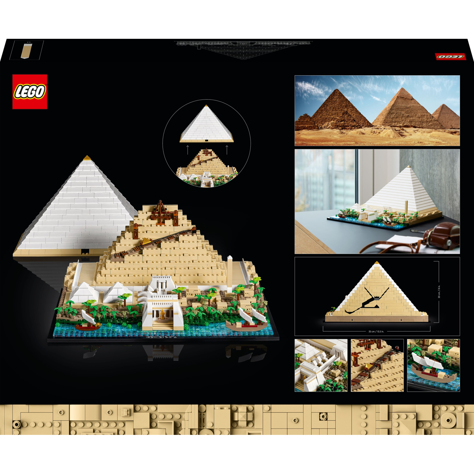 Конструктор LEGO Architecture Піраміда Хеопса (21058) зображення 10