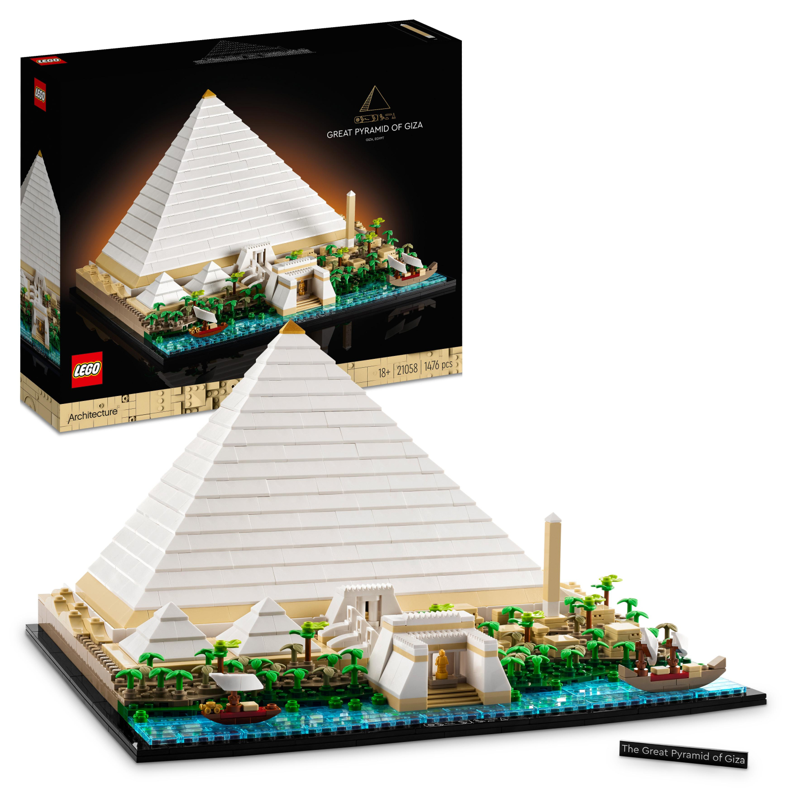 Конструктор LEGO Architecture Піраміда Хеопса (21058) зображення 2