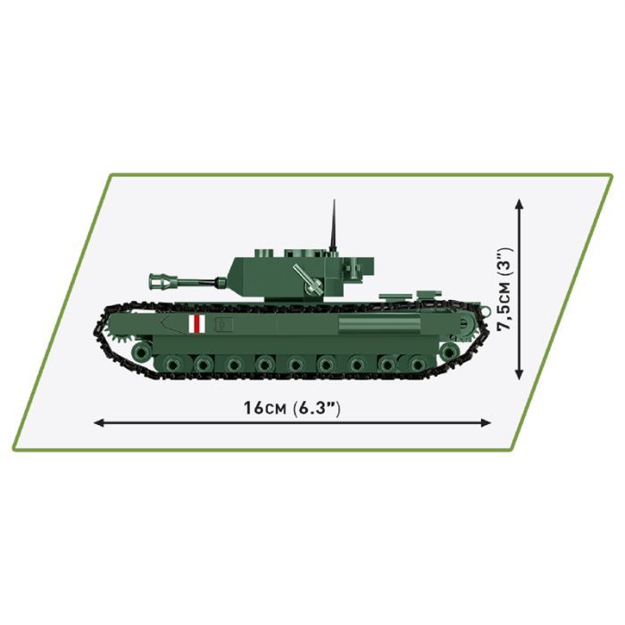 Конструктор Cobi Вторая Мировая Война Танк Mk IV Черчилль (A22), 315 деталей (COBI-2717) изображение 5