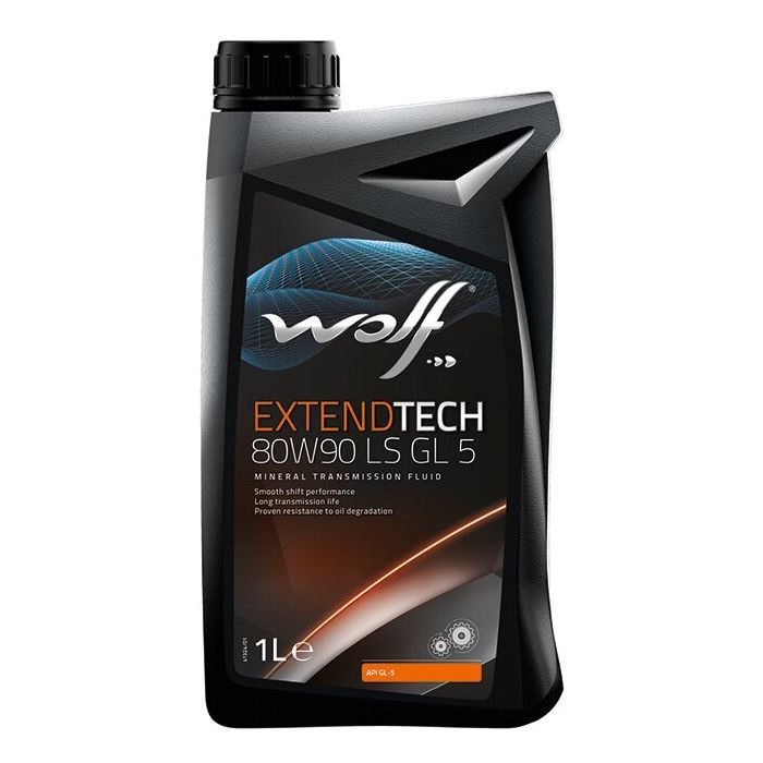 Трансмиссионное масло Wolf EXTENDTECH 80W90 LS GL 5 1л (8300622)