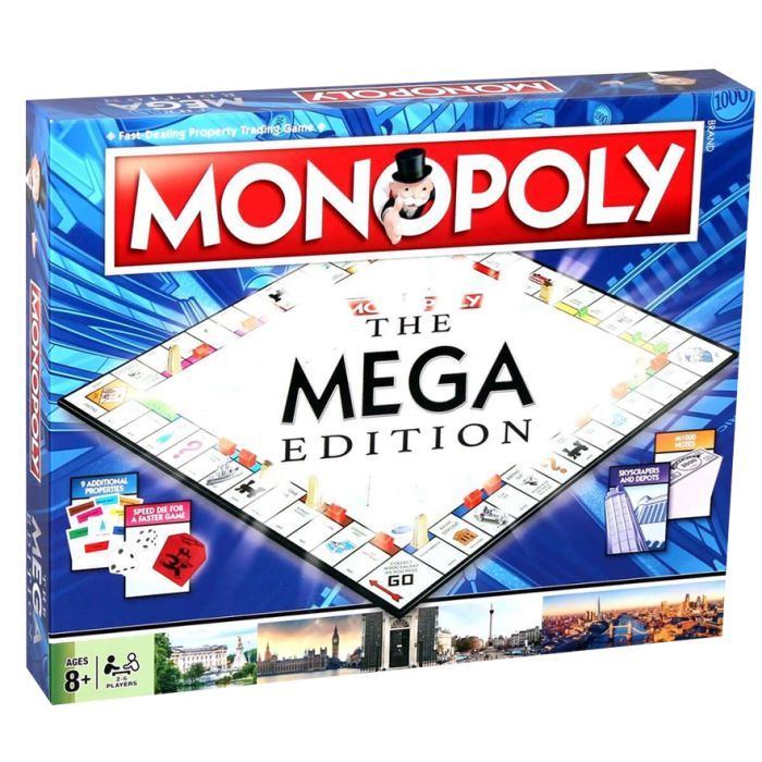 Настольная игра Winning Moves The Mega Edition Monopoly (2459)