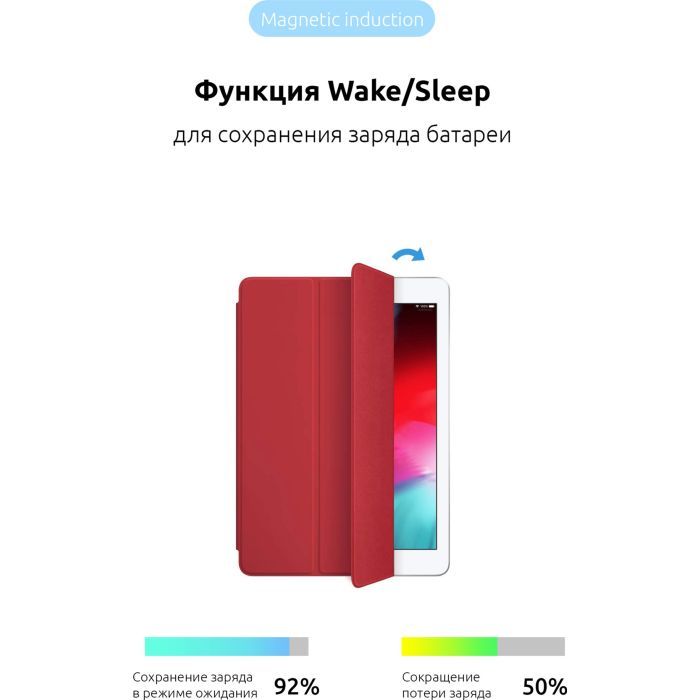 Чехол для планшета Armorstandart Smart Case iPad 9.7 (2017/2018) Red (ARM54798) изображение 2