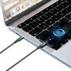 Дата кабель USB-C to USB-C 1.2m 5A 100W transparent head ColorWay (CW-CBPDCC053-BK) зображення 7