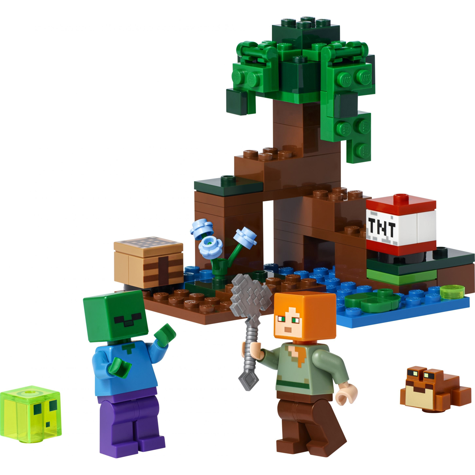 Конструктор LEGO Minecraft Приключения на болоте 65 деталей (21240) изображение 2