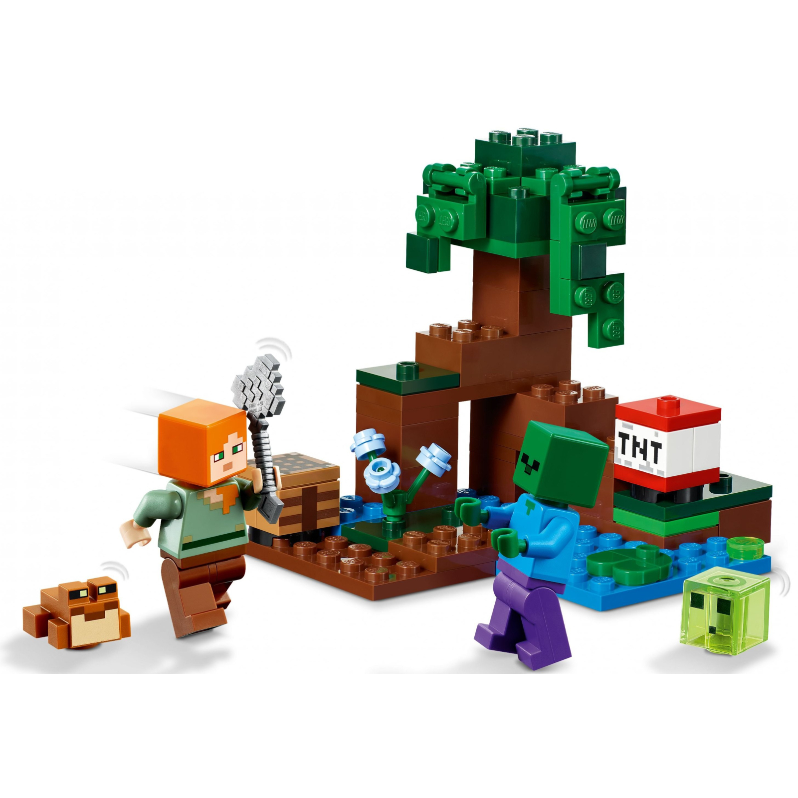 Конструктор LEGO Minecraft Приключения на болоте 65 деталей (21240) изображение 4