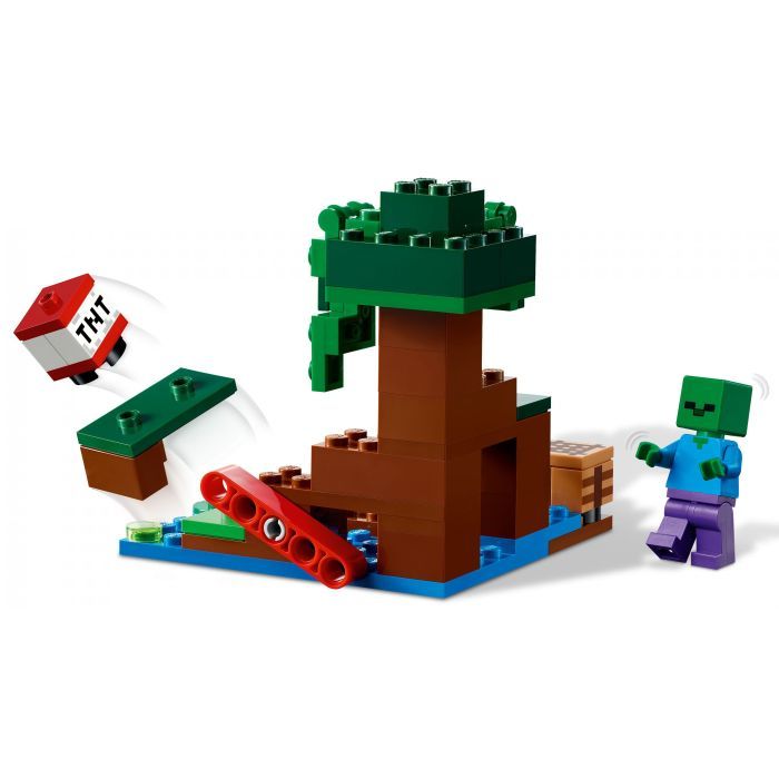 Конструктор LEGO Minecraft Приключения на болоте 65 деталей (21240) изображение 6