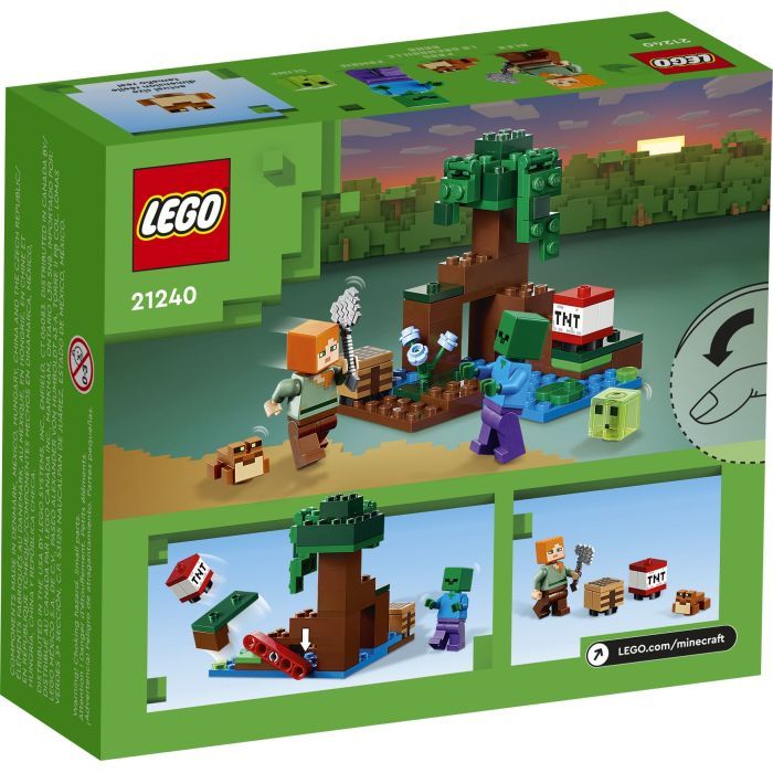 Конструктор LEGO Minecraft Приключения на болоте 65 деталей (21240) изображение 7