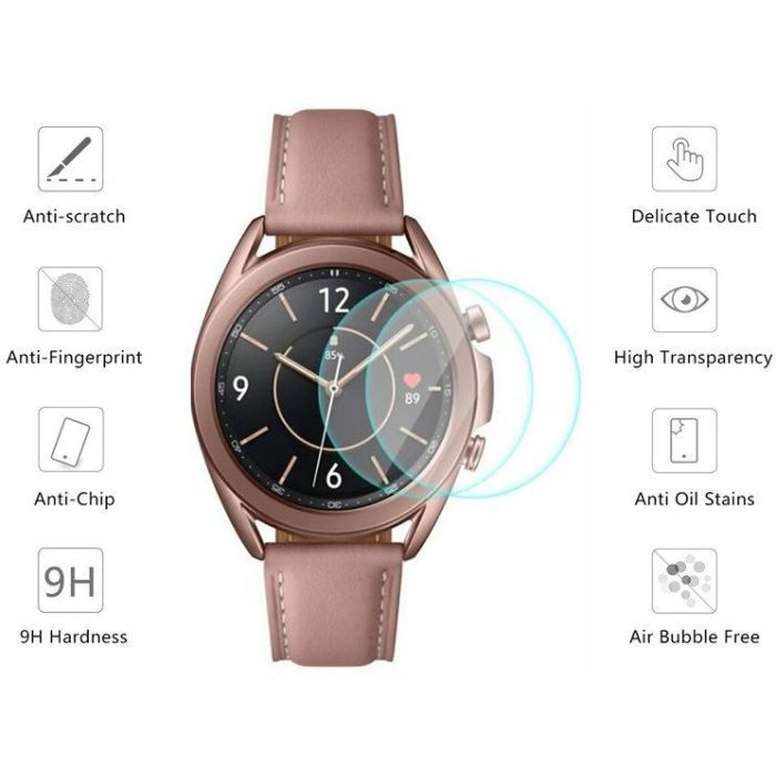 Стекло защитное Drobak glass-film Ceramics Samsung Galaxy Watch 3 41mm (313130) изображение 2