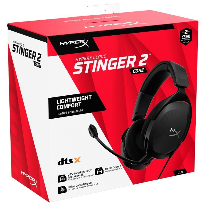Наушники HyperX Cloud Stinger 2 Core Wired Black (683L9AA) изображение 8