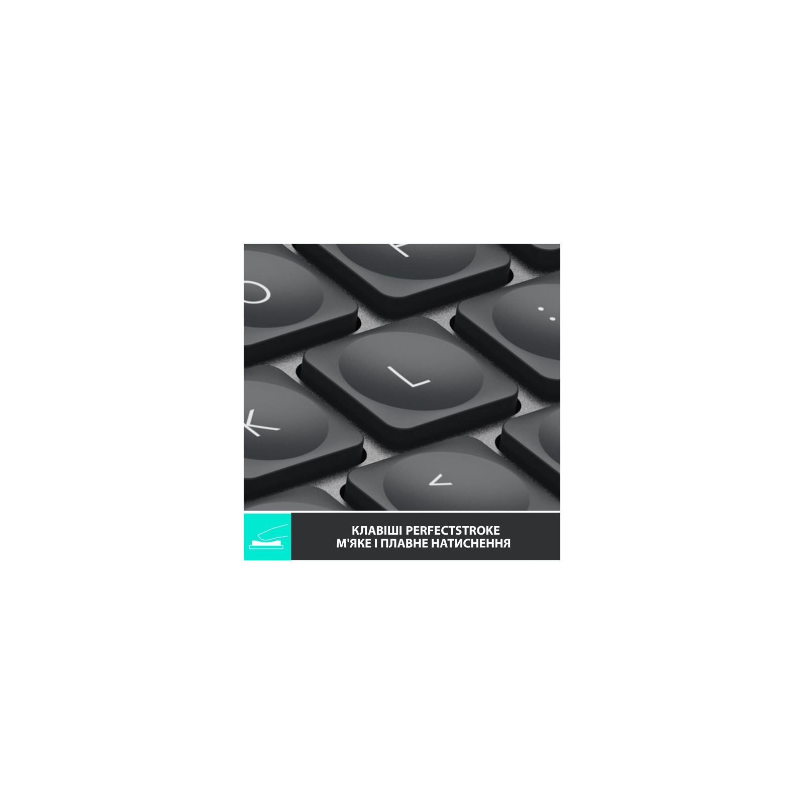 Клавіатура Logitech MX Keys Mini Wireless Illuminated UA Pale Grey (920-010499) зображення 2