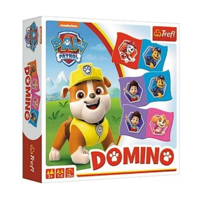 Настольная игра Trefl Домино. Щенячий патруль (Domino: Paw Patrol) (01895)