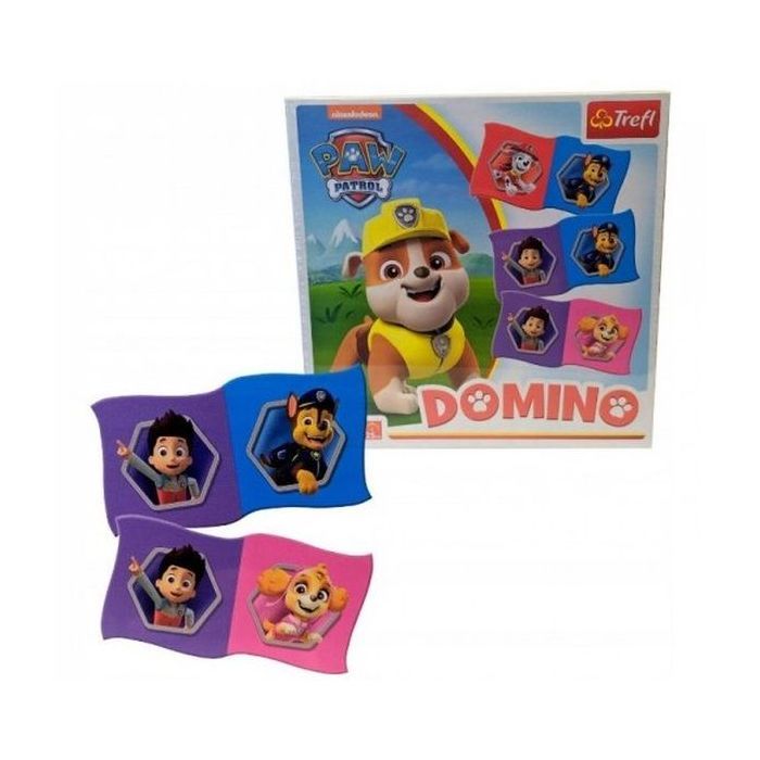 Настольная игра Trefl Домино. Щенячий патруль (Domino: Paw Patrol) (01895) изображение 3