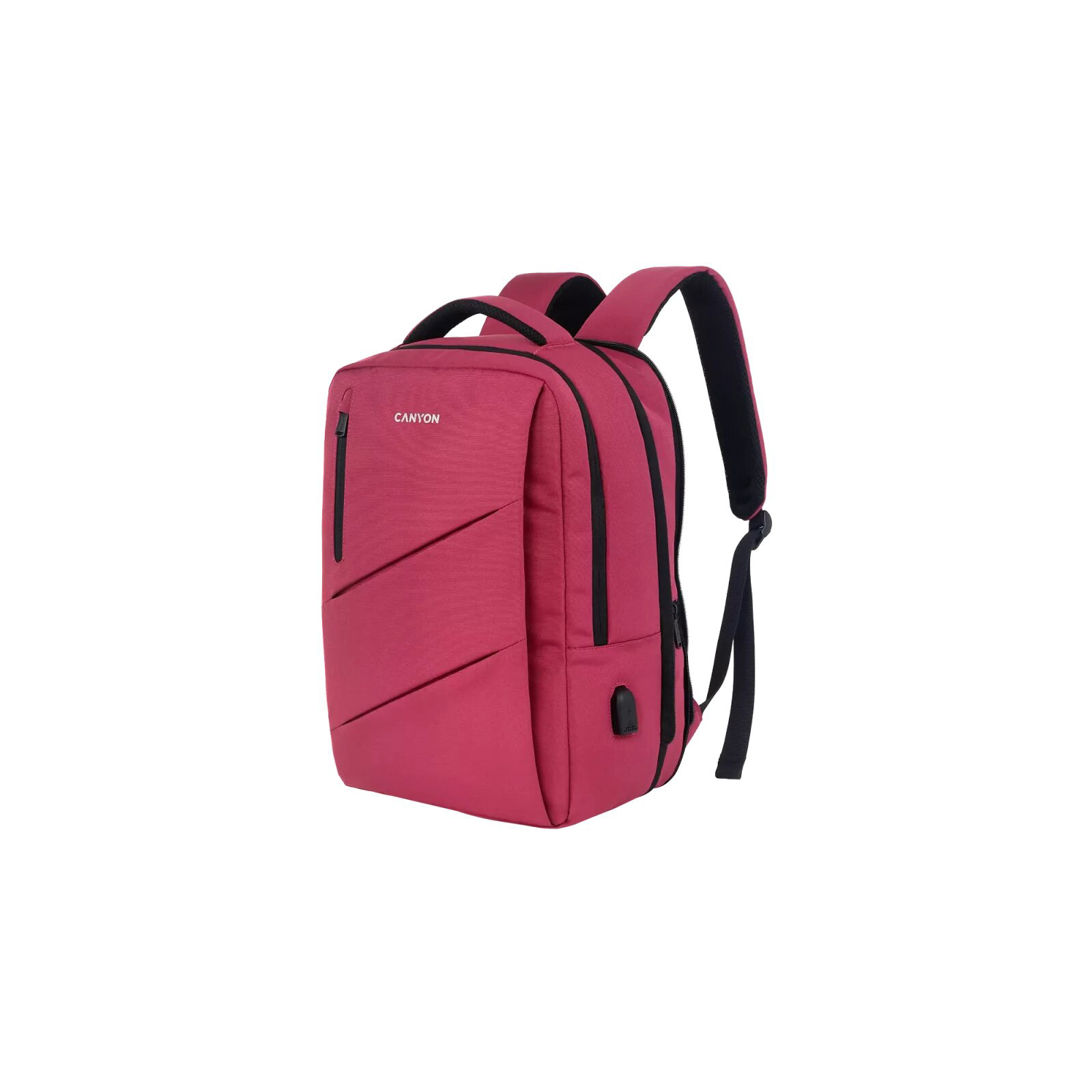 Рюкзак для ноутбука Canyon 15.6" BPE-5 Urban, USB, 12-18L, Red (CNS-BPE5BD1) изображение 2