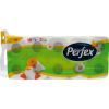 Туалетная бумага Perfex Ромашка 3 слоя 10 рулонов (8600101745958)
