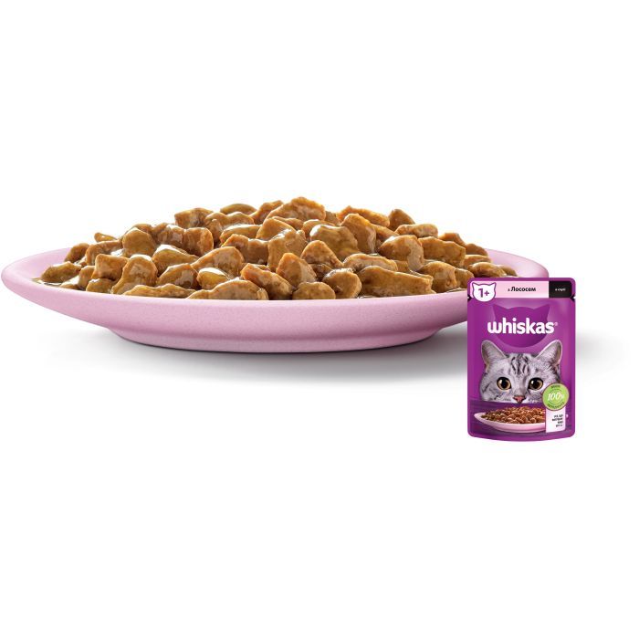 Вологий корм для кішок Whiskas Лосось у соусі 85 г (5900951302053) зображення 3