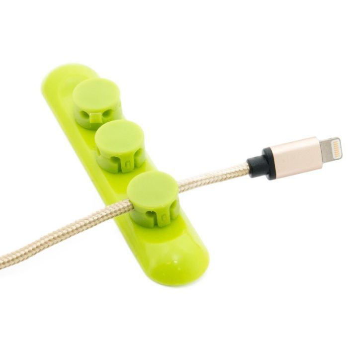 Тримач для кабелю Extradigital CC-952 Cable Clips, Green (KBC1704) зображення 3