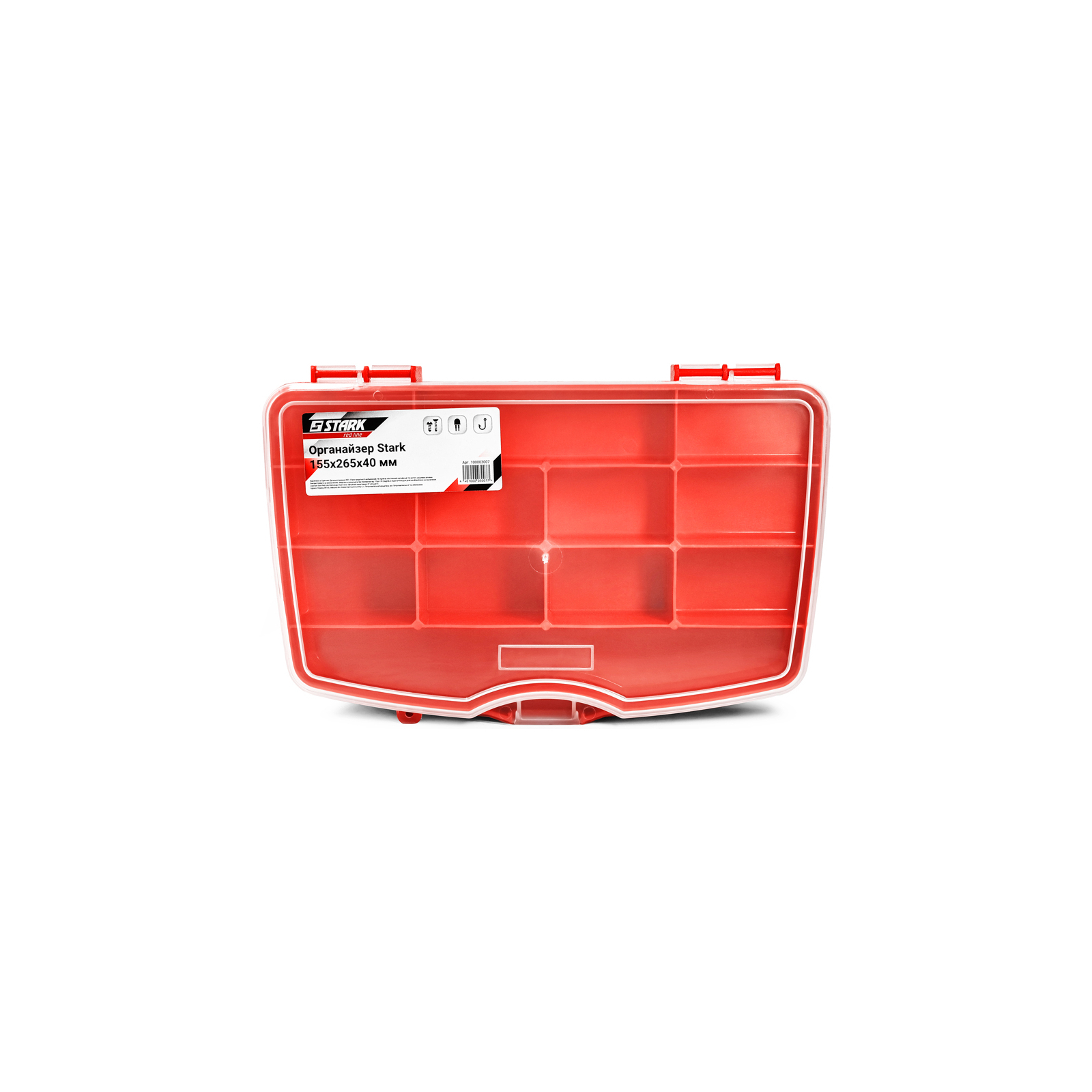 Ящик для інструментів Stark органайзер SmartBox 155x265x40 мм (100003007)