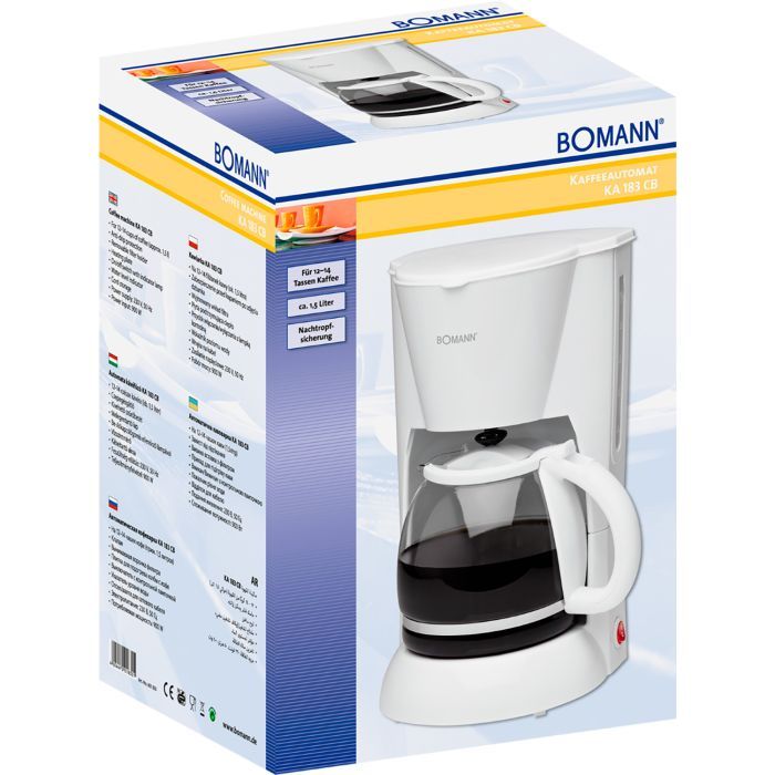 Капельная кофеварка Bomann КА 183 CB white (КА183CB white) изображение 4