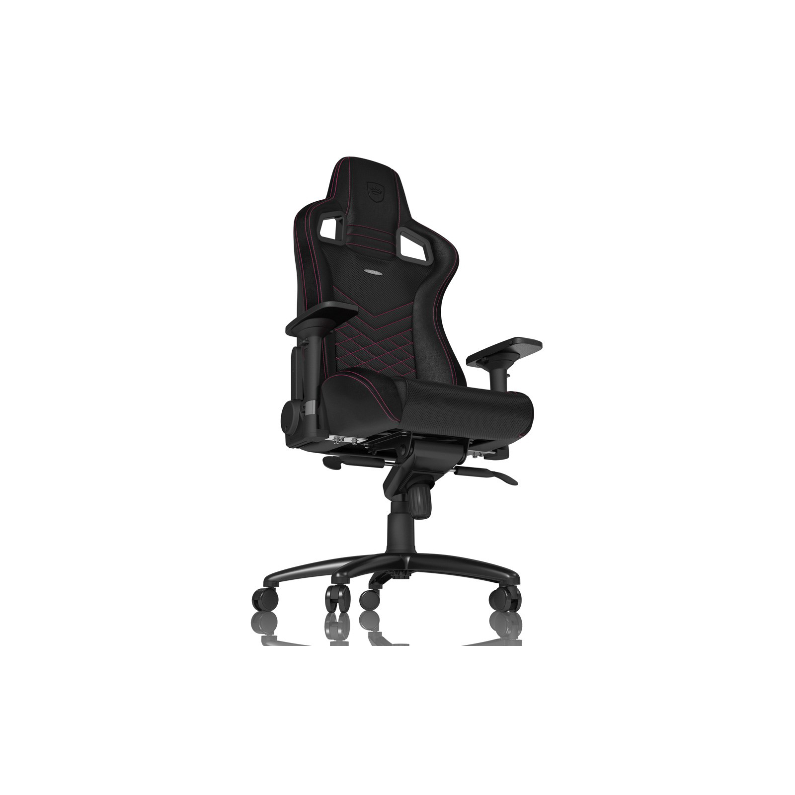 Кресло игровое Noblechairs Epic Black/Pink (NBL-PU-PNK-001) изображение 6