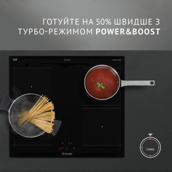 Варочна поверхня Perfelli HI 674 GR зображення 12