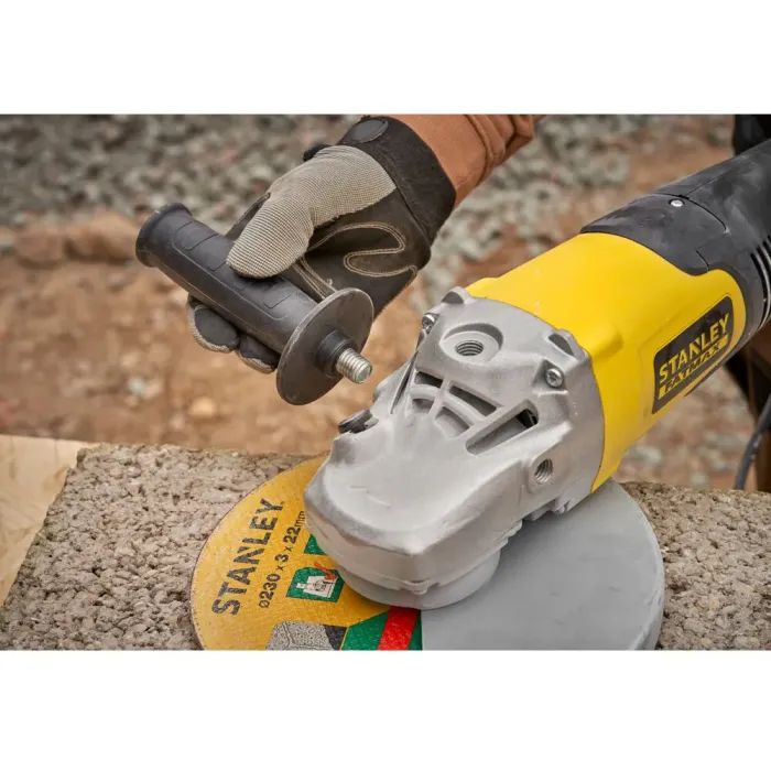 Шліфувальна машина Stanley FatMax, 2000W, 6500 об/хв, d=230 мм, 5.2 кг (FMEG232) зображення 4