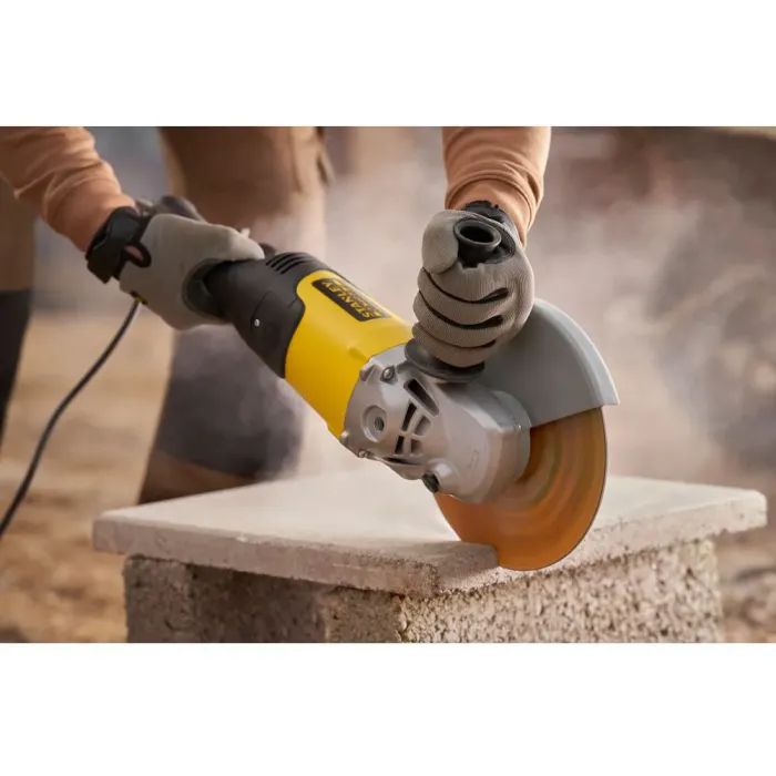 Шліфувальна машина Stanley FatMax, 2000W, 6500 об/хв, d=230 мм, 5.2 кг (FMEG232) зображення 5