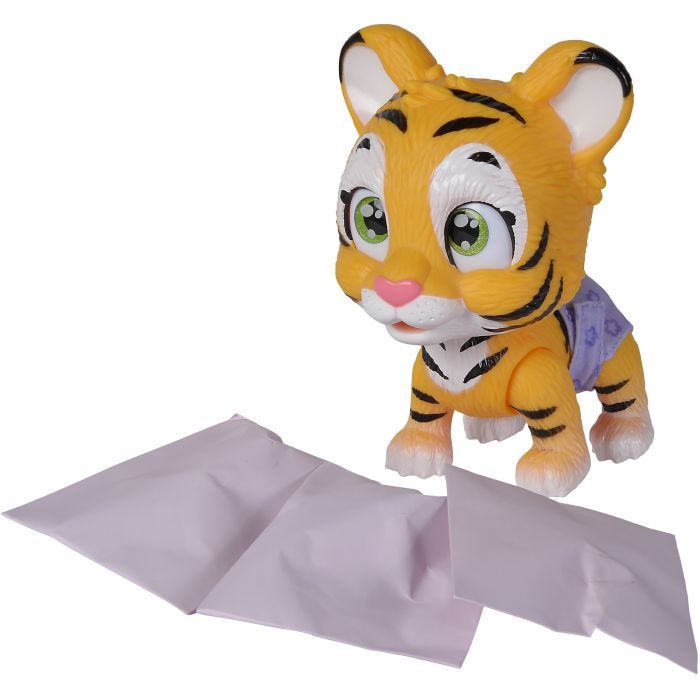 Ігровий набір Simba Pamper Petz Тигреня, що п'є і писає з кольоровою лапкою 3 аксесуарів-сюрпризу (5953575) зображення 5