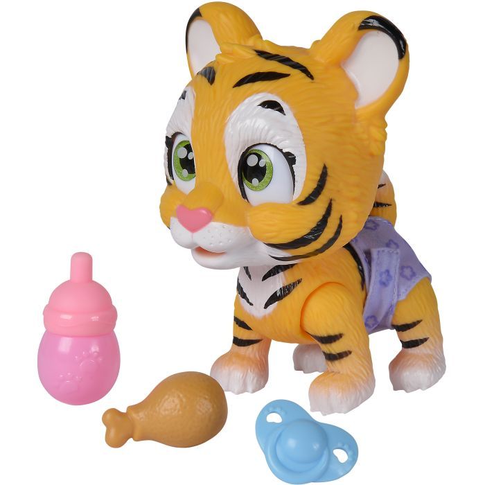 Ігровий набір Simba Pamper Petz Тигреня, що п'є і писає з кольоровою лапкою 3 аксесуарів-сюрпризу (5953575) зображення 6