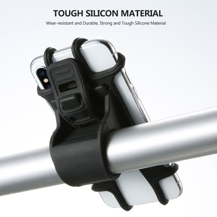 Держатель для смартфонов Velotrade BC-B711 4"-5,5" Black (HFS-003) изображение 3