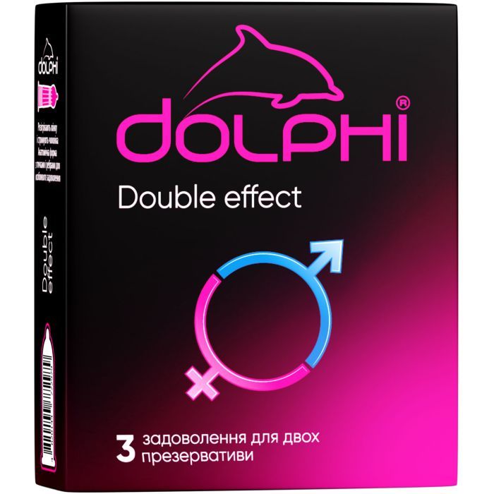 Презервативы Dolphi Double Effect 12 шт. (4820144772986)