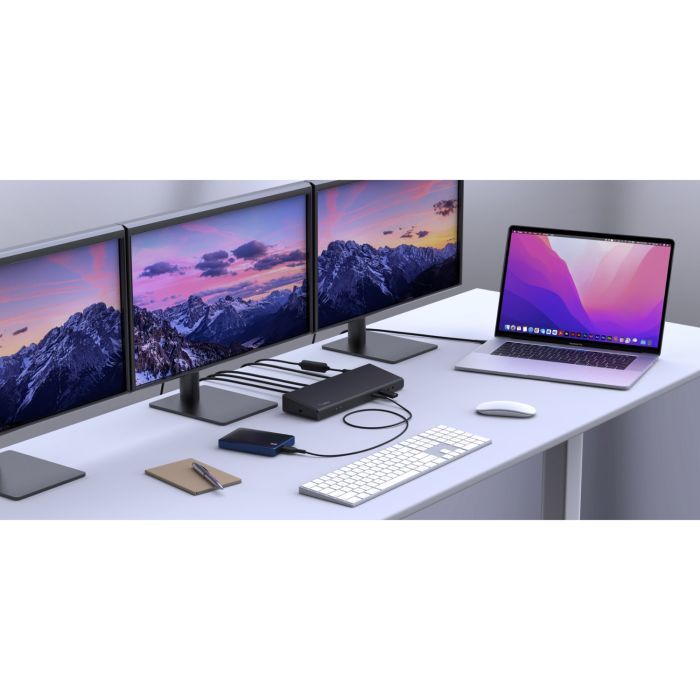 Порт-репликатор Belkin USB-C Universal Triple Display Dock (INC007VFBK) изображение 8