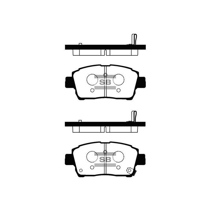 Тормозные колодки HI-Q SP1232