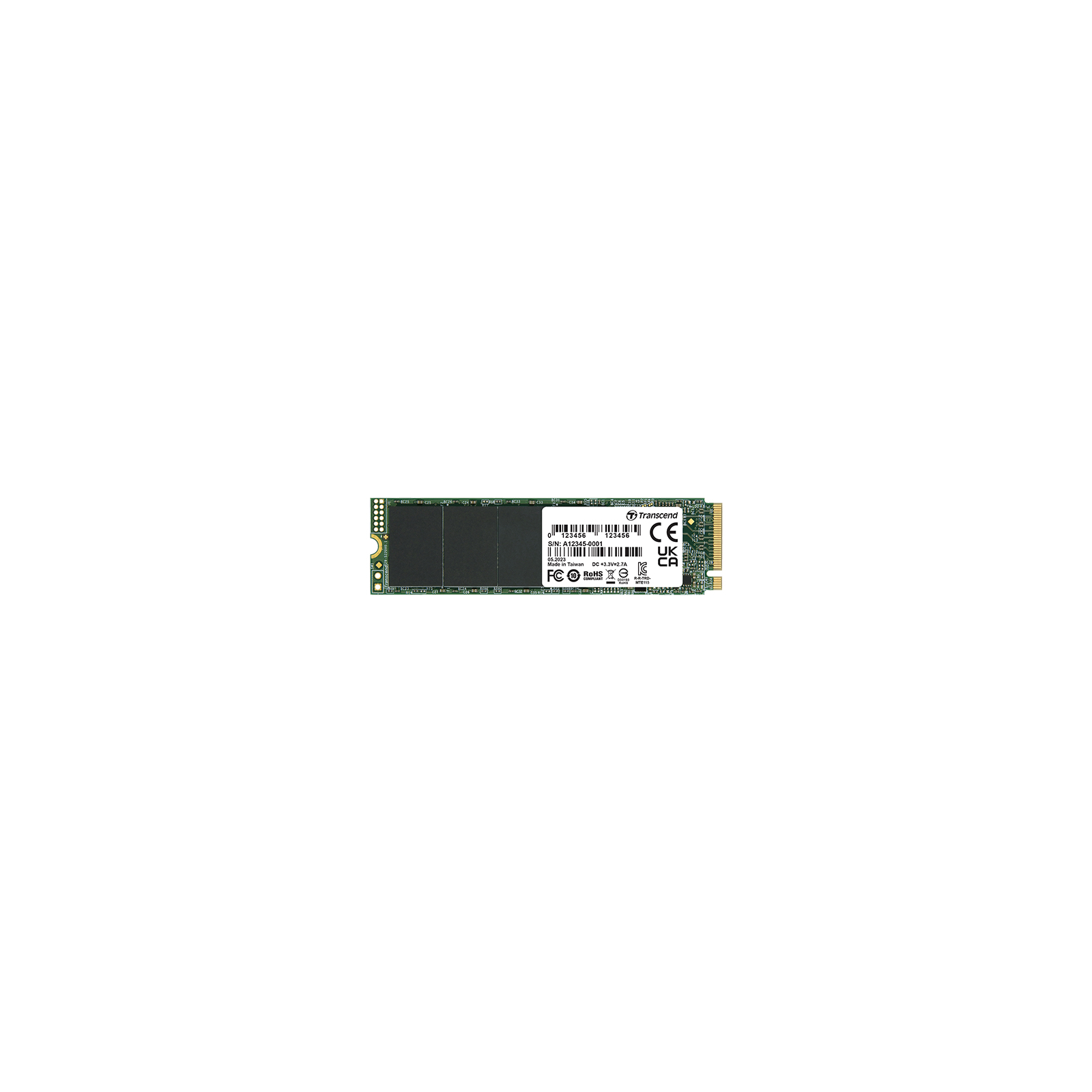 Накопитель SSD M.2 2280 500GB Transcend (TS500GMTE115S)